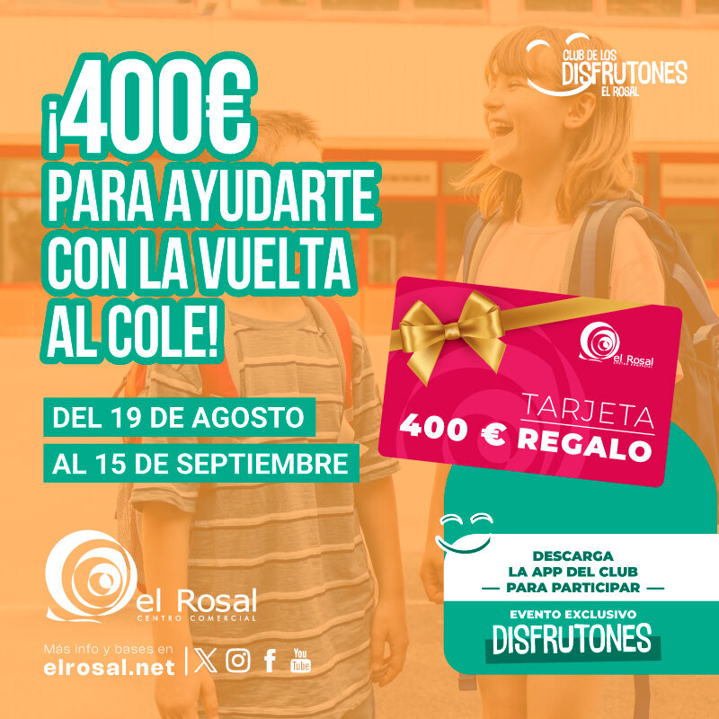 400€ para ayudarte con la Vuelta al Cole