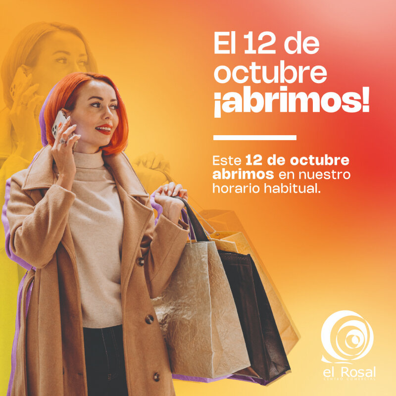 El 12 de octubre ¡abrimos!